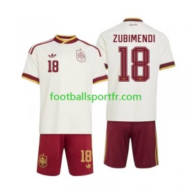 Tenue Espagne Martin Zubimendi 18 Enfant Exterieur Coupe du monde 2026 Maillot de Foot